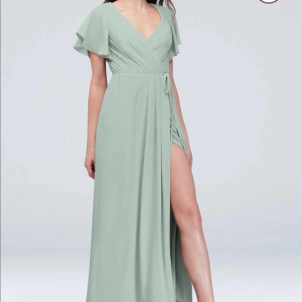 Dusty Sage Georgette Dress